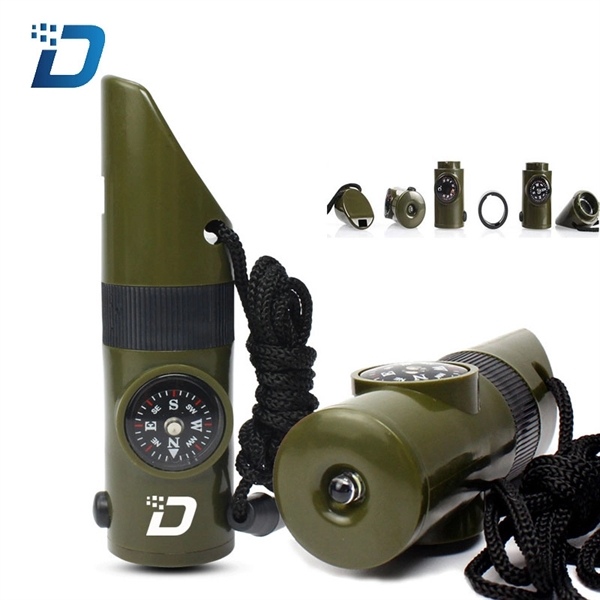7 in 1 Multi-function Survival Whistle - Image 1