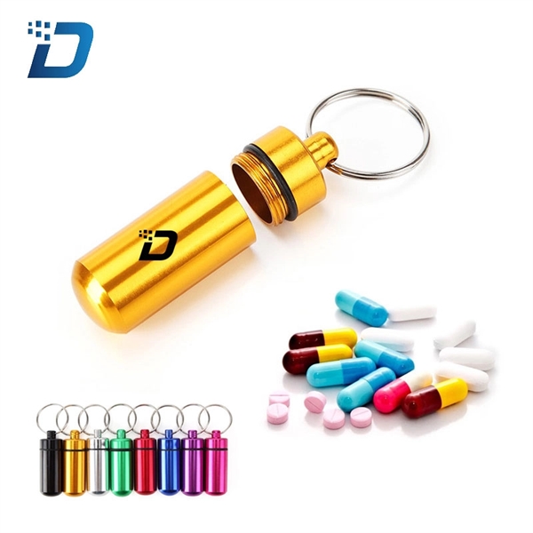 Mini Keychain Pill Holder - Image 1
