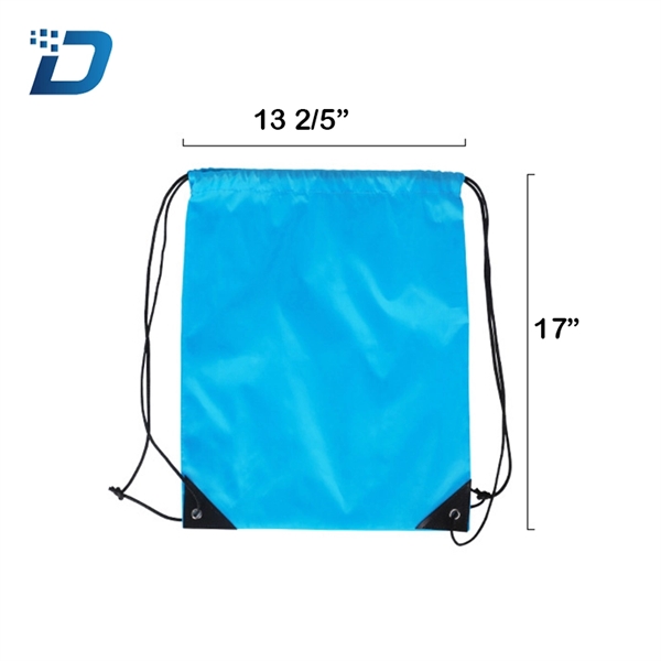 Simple Drawstring Backpack - Image 3