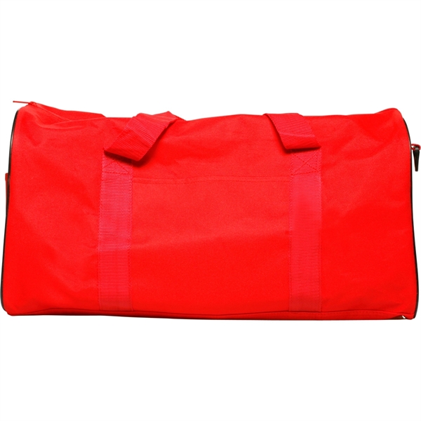 Polyester Travel Duffel Bag w/ Front Pocket - Image 4