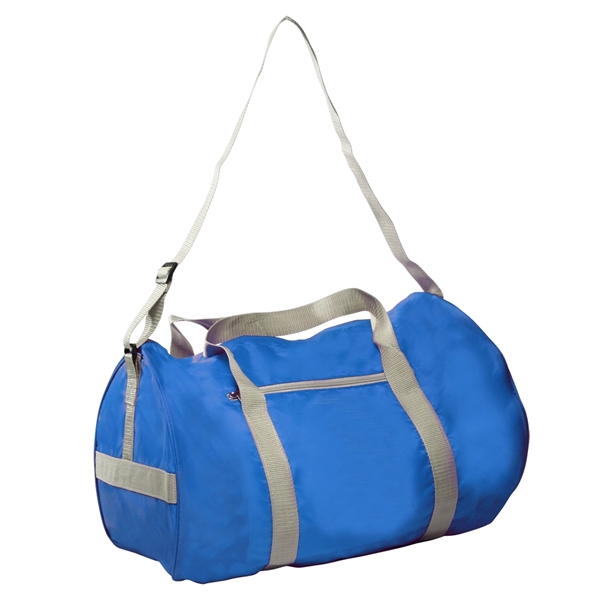 Economy Polyester Duffel Bags w/ Large Compartment - Image 3