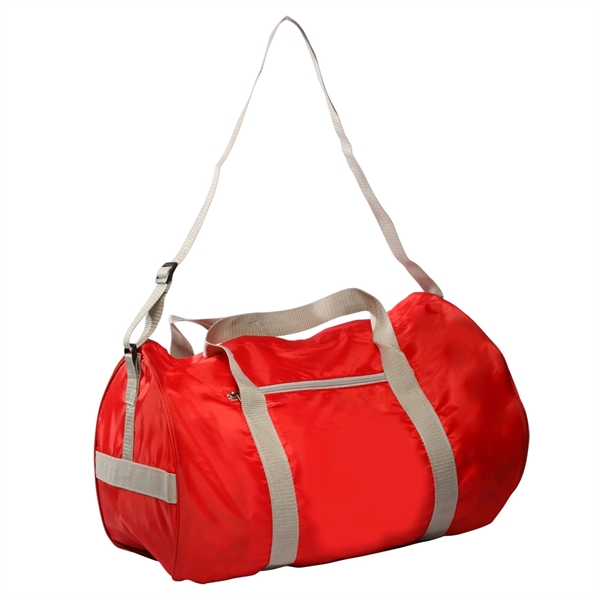 Economy Polyester Duffel Bags w/ Large Compartment - Image 4