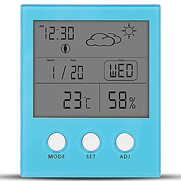Digital Humidity Thermometer With Alarm Clock - Image 2