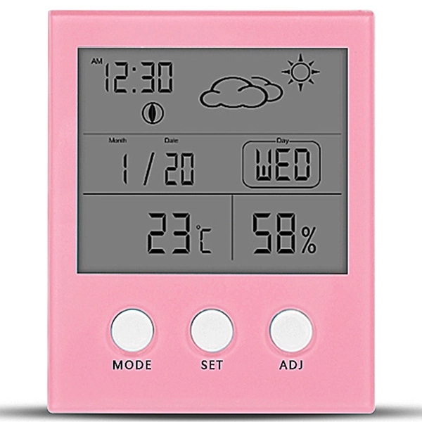 Digital Humidity Thermometer With Alarm Clock - Image 4