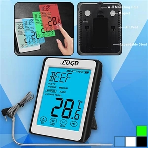 Touch Screen Digital Kitchen and Grilling Thermometer