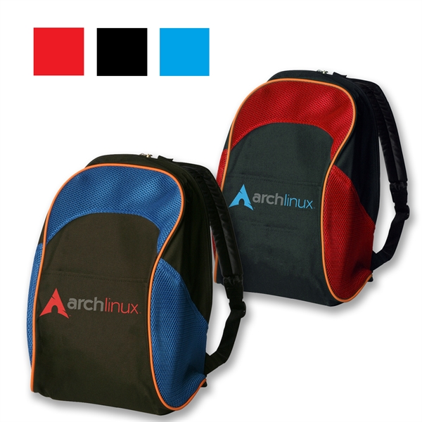 Classic Two-Tone School Backpack - Image 1