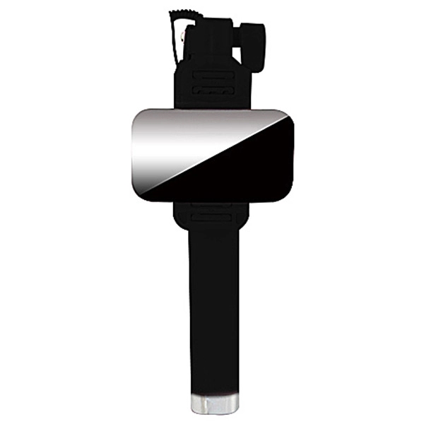 Foldable Wired Selfie Stick w/ Mirror and Lanyard - Image 4