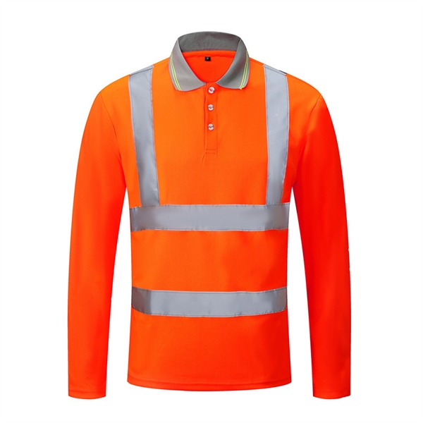 L to XXXL safety reflective long sleeves T-shirt - Image 3