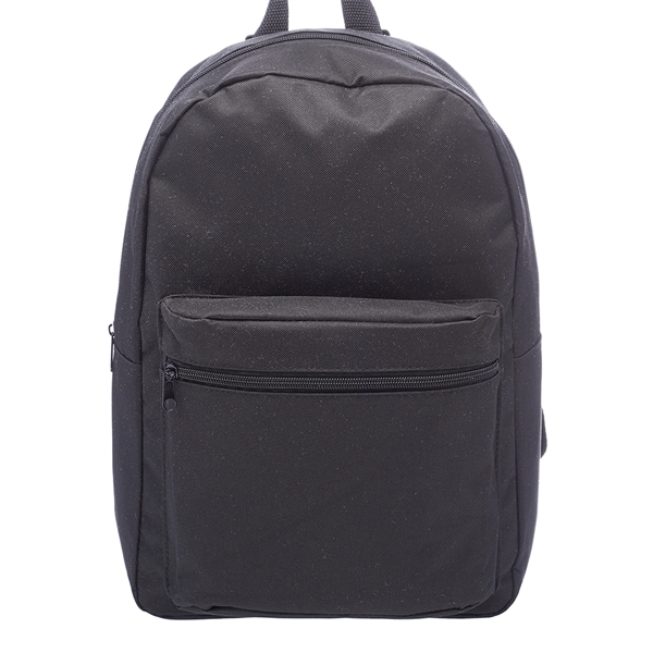 Economy Polyester Backpack w/ Adjustable Webbing Straps - Image 4