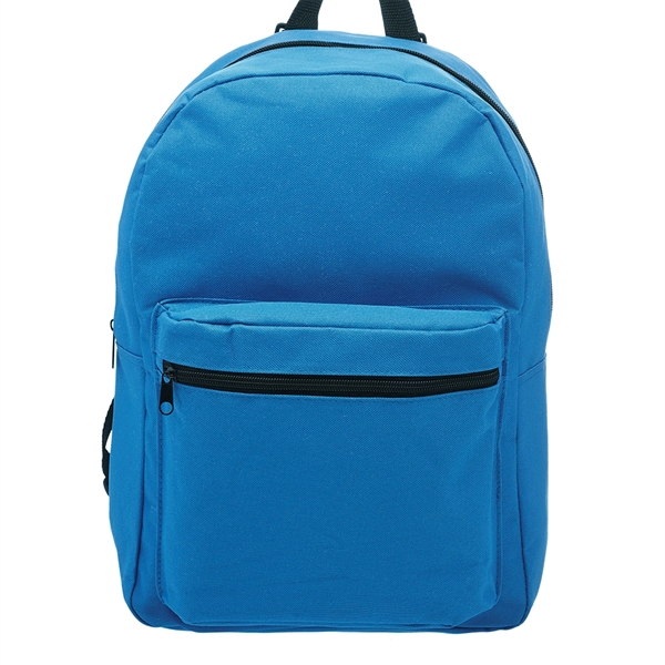 Economy Polyester Backpack w/ Adjustable Webbing Straps - Image 5