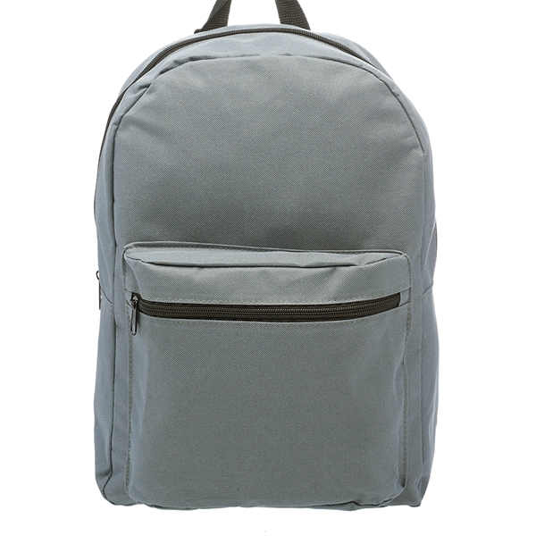 Economy Polyester Backpack w/ Adjustable Webbing Straps - Image 6