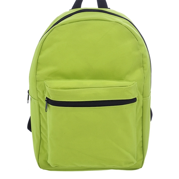 Economy Polyester Backpack w/ Adjustable Webbing Straps - Image 7