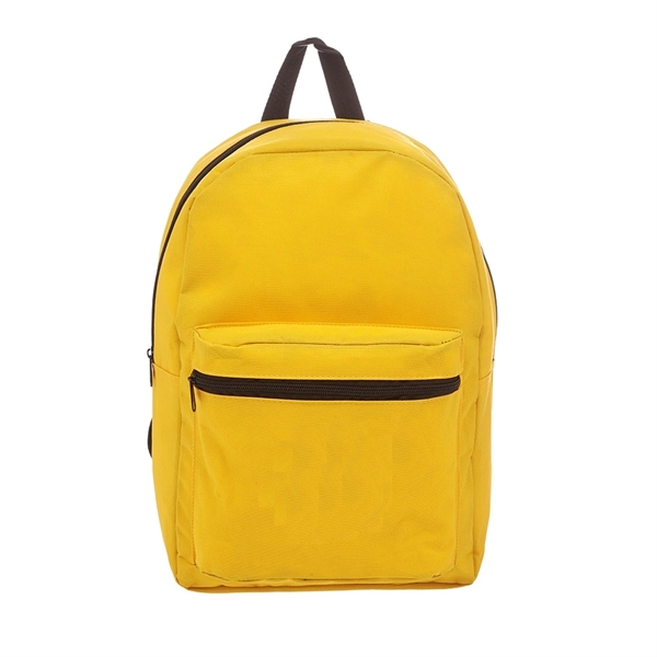 Economy Polyester Backpack w/ Adjustable Webbing Straps - Image 10