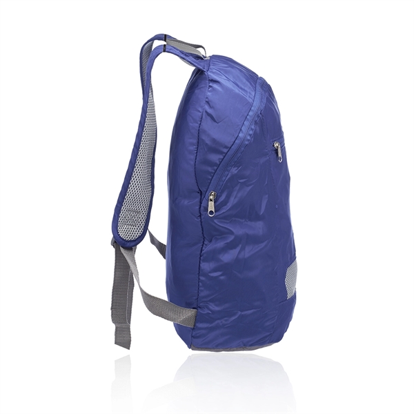 Collapsible Lightweight Silk Backpack w/ Front Pocket - Image 3