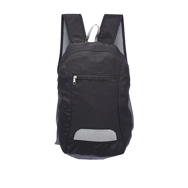 Collapsible Lightweight Silk Backpack w/ Front Pocket - Image 7