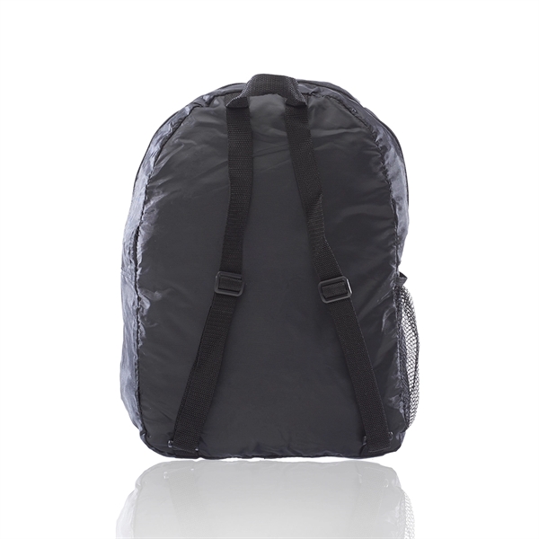Promotional Polyester Backpack w/ Side Mesh Pocket - Image 10