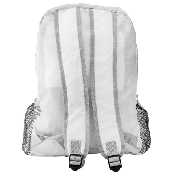 Lightweight Polyester Backpack w/ Two Side Mesh Pockets - Image 8