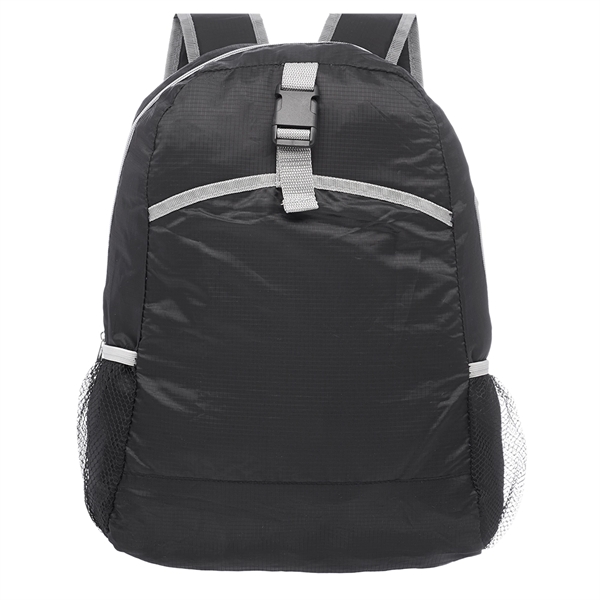 Lightweight Polyester Backpack w/ Two Side Mesh Pockets - Image 9