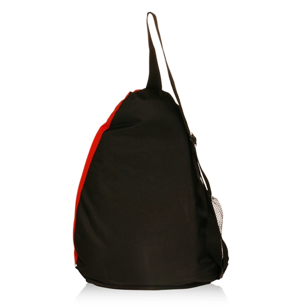 Slingshot Two-Tone Backpack w/ Side Mesh Bottle Pocket - Image 4