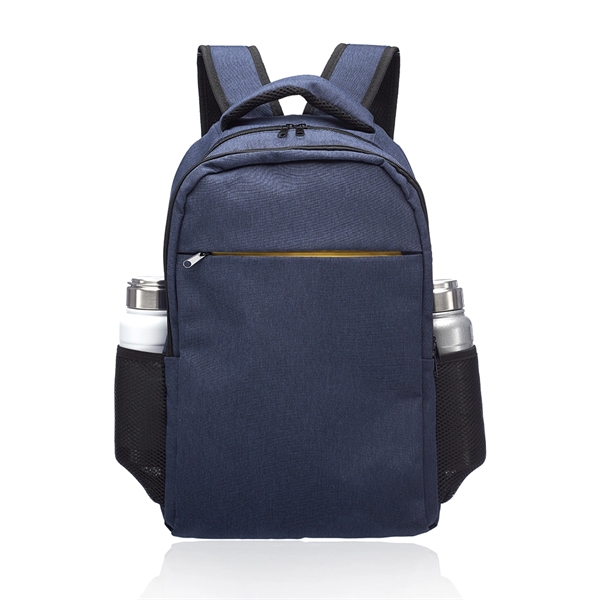 Classic Computer Backpack w/ Mesh Pockets on Both Sides - Image 3