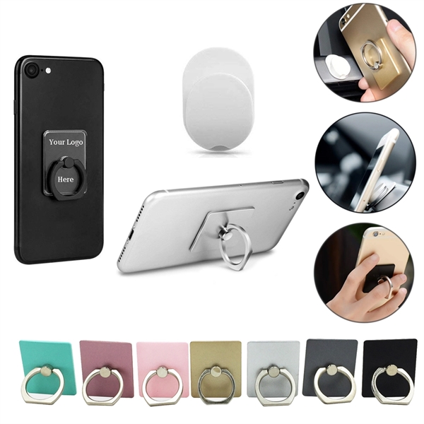 Strong Adhesive Rotating Mobile Phone Finger Ring Stand