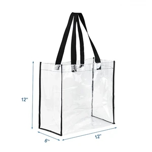 Clear Stadium Open Tote Bag