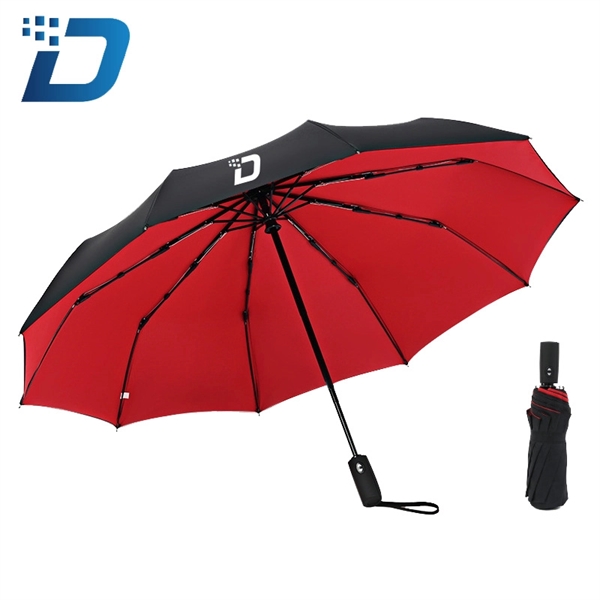Automatic Arc Telescopic Double-layer Cloth Umbrella