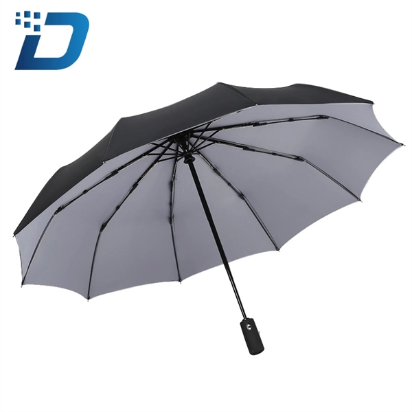 Automatic Arc Telescopic Double-layer Cloth Umbrella - Image 4