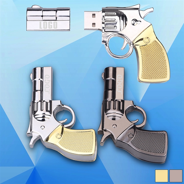 Pistol-Shaped USB Flash Drive - Image 1