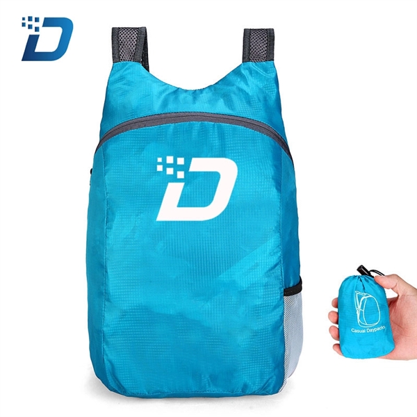 Foldable Backpack In Pouch - Image 3