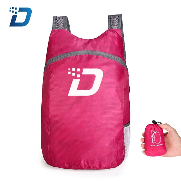 Foldable Backpack In Pouch - Image 7