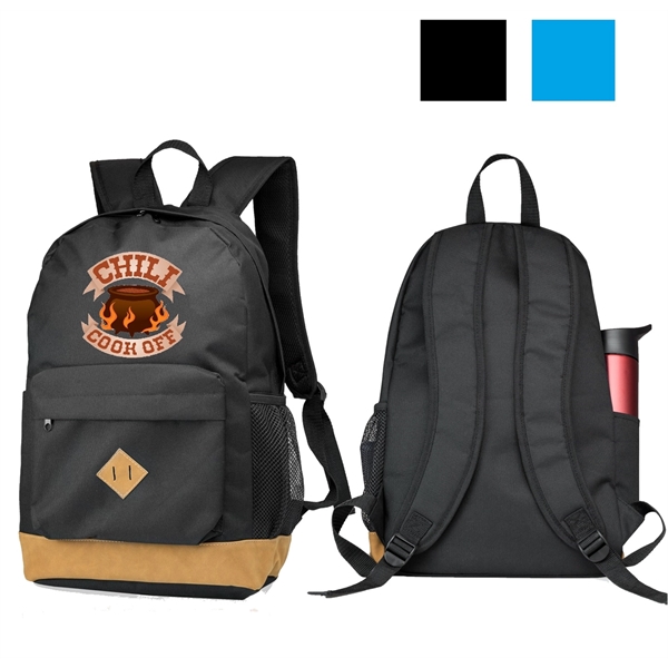 Heavy Duty Travel Laptop Backpack w/ Mesh & Fabric Pockets - Image 1