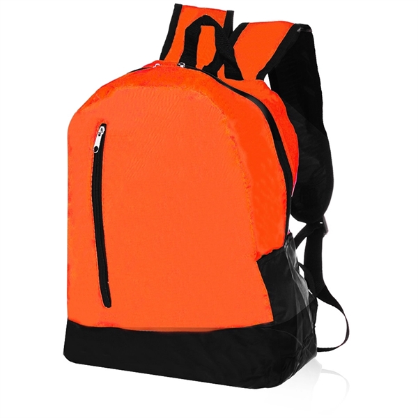 Promotional Adventure Backpack w/ Vertical Front Zip Pocket - Image 4