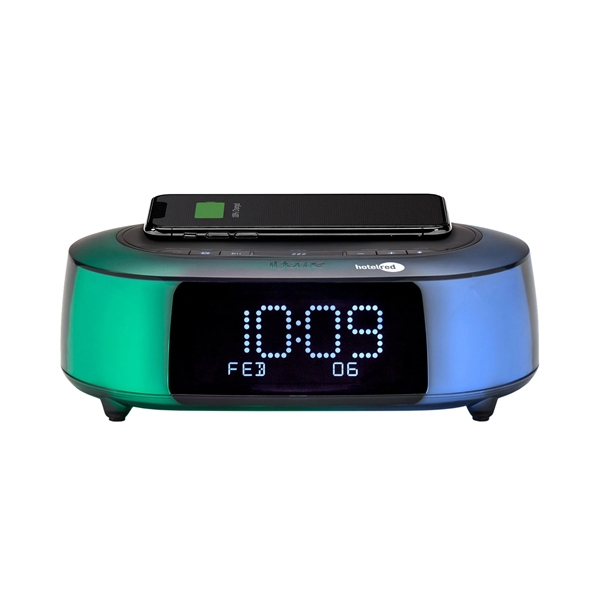 IHome IBTW281 Qi Charger Color Bluetooth Alarm Clock - Image 1