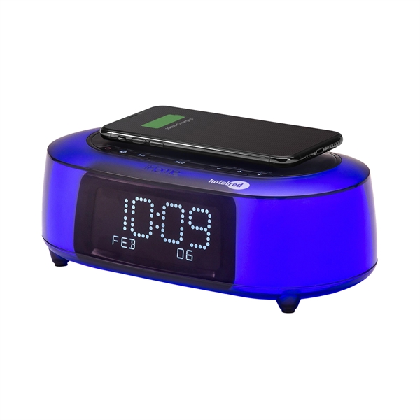 IHome IBTW281 Qi Charger Color Bluetooth Alarm Clock - Image 3