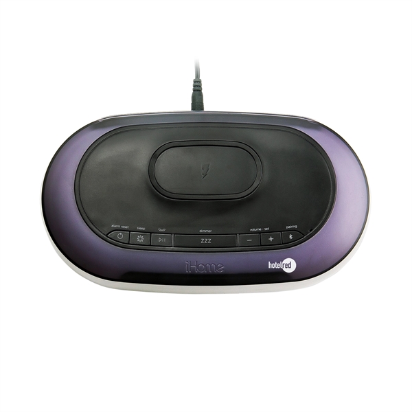 IHome IBTW281 Qi Charger Color Bluetooth Alarm Clock - Image 7