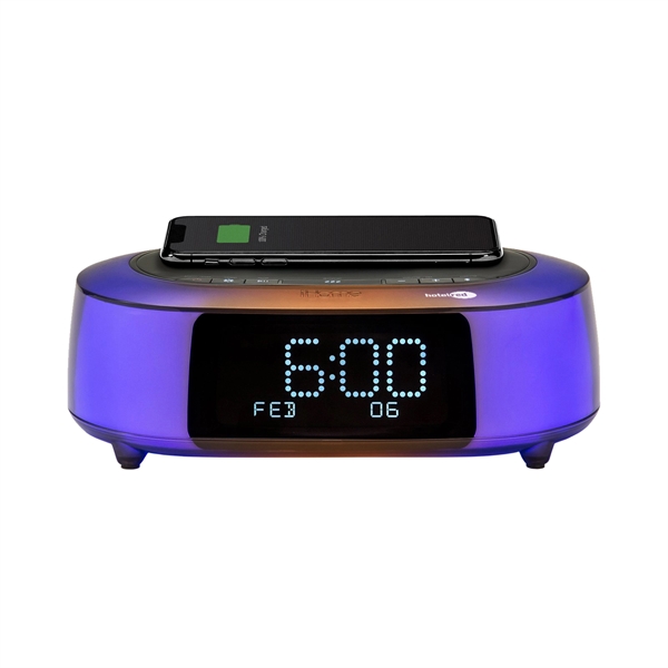 IHome IBTW281 Qi Charger Color Bluetooth Alarm Clock - Image 8