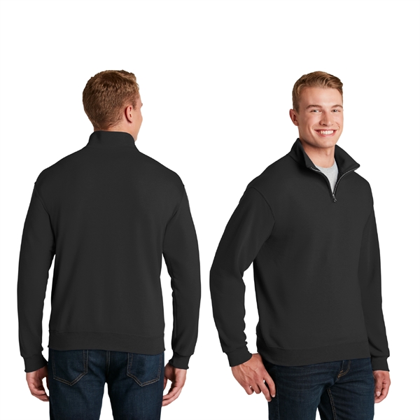 JERZEES® - NuBlend® 1/4-Zip Cadet Collar Sweatshirt - Image 2
