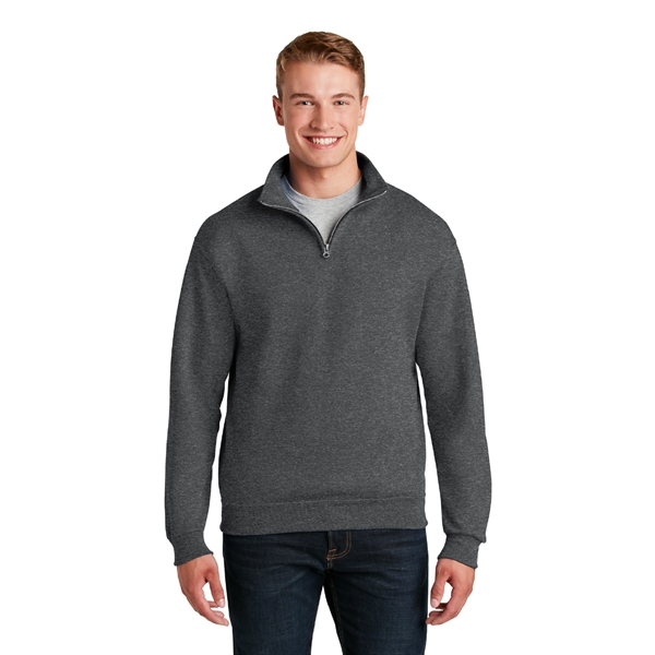 JERZEES® - NuBlend® 1/4-Zip Cadet Collar Sweatshirt - Image 3