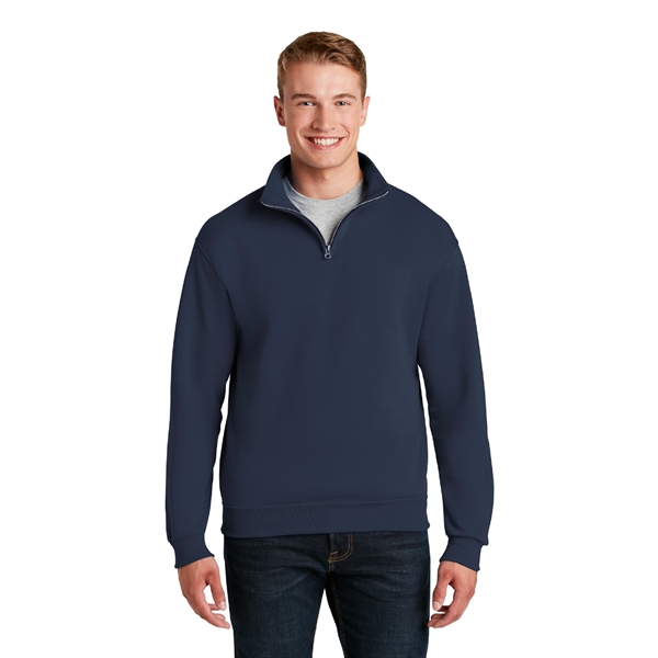 JERZEES® - NuBlend® 1/4-Zip Cadet Collar Sweatshirt - Image 7