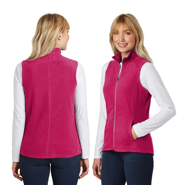 Port Authority® Ladies Microfleece Vest - Image 2