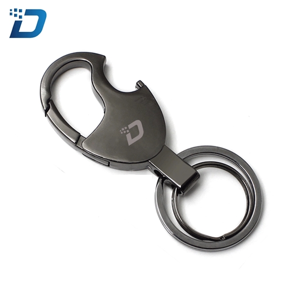 Men's Custom Waist Metal Opener Keychain - Image 1