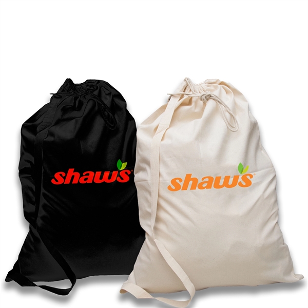 Drawstring Laundry Bag w/ Shoulder Strap 24" X 34" - Image 1