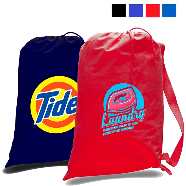 College Laundry Bag w/ Drawstring Closure 19" X 27" - Image 1