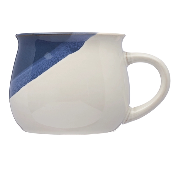 Two-Tone Drip Glazed Coffee Mug 12 oz. Coffee Mugs - Image 2
