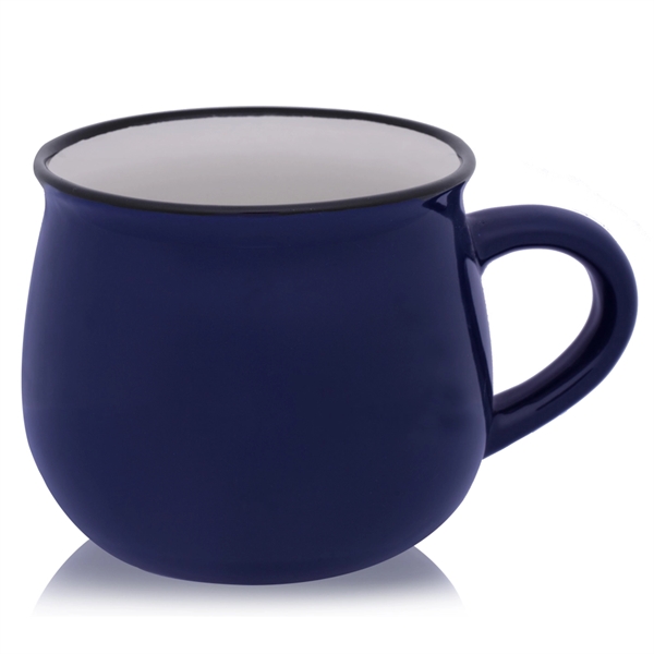 Classic Pottery Ceramic Coffee Mug 12 oz. Glossy Coffee Mugs - Image 5