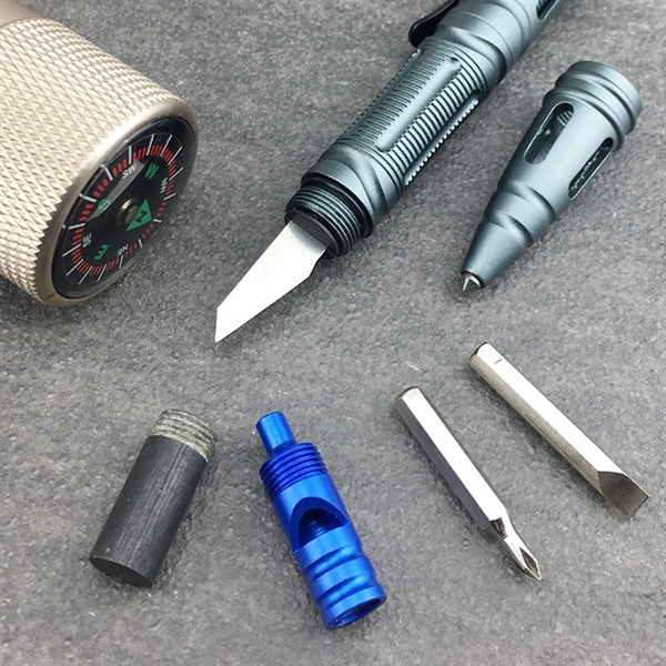 Multifunctional Portable Outdoor Survival Ballpoint Pen - Image 2