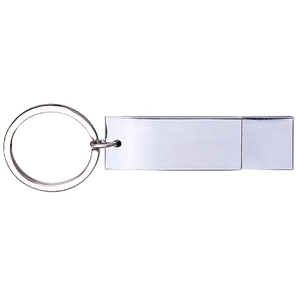 Metal USB Flash Drive w/ Key Ring - Image 2