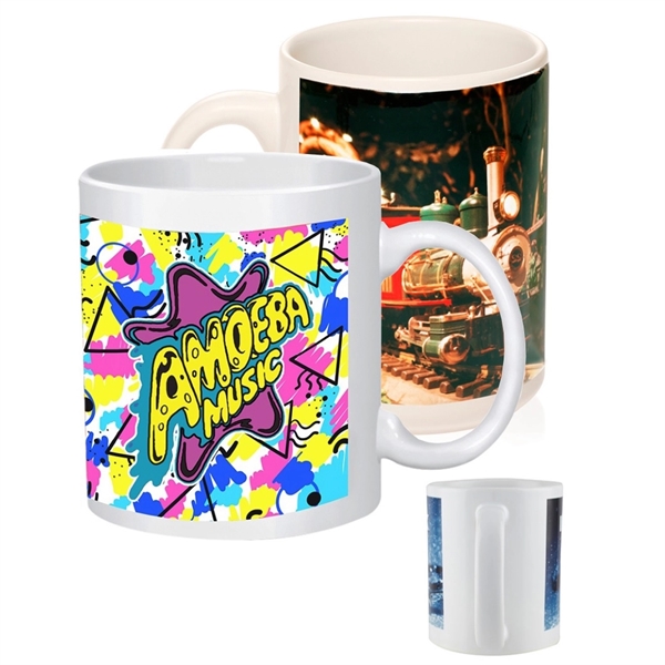 Full Color Coffee Mug 15 oz. Ceramic Sublimation Coffee Mugs