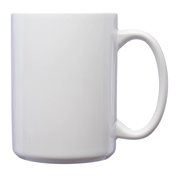 Full Color Coffee Mug 15 oz. Ceramic Sublimation Coffee Mugs - Image 2